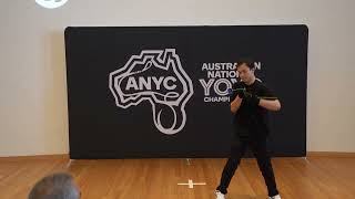 2024 Australian National Yoyo Championships 1A Div 2nd Brandon Vu [upl. by Boigie336]