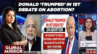 US Presidential Debate Abortion Needs To be Allowed In Exceptional Cases ExRepublican Candidate [upl. by Atteyek]