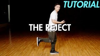 How to do The Reject Step Hip Hop Dance Moves Tutorial  Mihran Kirakosian [upl. by Yrdnal]