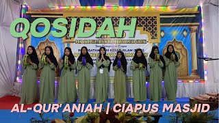 QOSIDAH AL QURANIAH CIAPUS MASJID  MILAD X PPANH PASIR GIRANG [upl. by Ellsworth]