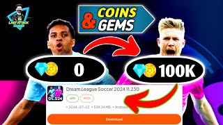 DLS 2024 MOD APK  DLS 24 HACK VERSION 11230  COINS amp GEMS DREAM LEAGUE SOCCER 2024 ALL PLAYER MAX [upl. by Rudelson]