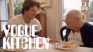 French chef Jean Imbert and his grandma cook crème caramel  Vogue Paris [upl. by Mathis]