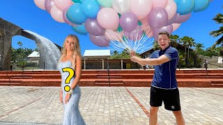 Asking my Crush to PROM with 10000 Balloons [upl. by Ailimac]