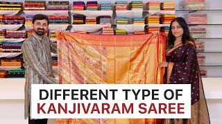 Different Types of Kanjivaram Sarees with Price  Tissue Kanjeevaram Low range Bridal Saree [upl. by Akined]