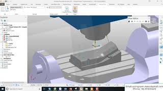 PowerMill 2019 Simulation Drill 5 Axis [upl. by Hsaka]