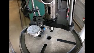 Drill Press Setup P2 Arbor amp Runout Adjustments [upl. by Norehs594]