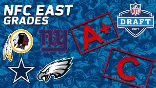 Cowboys Giants Redskins amp Eagles  NFC East 2017 NFL Draft Grades  NFL NOW [upl. by Llednav]