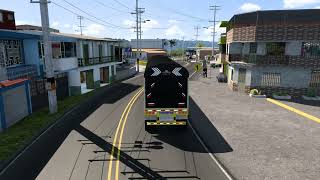 Subiendo el repecho a Santa Barbara en Chevrolet FVR con 21 Toneladas CRM ATS [upl. by Yruoc]