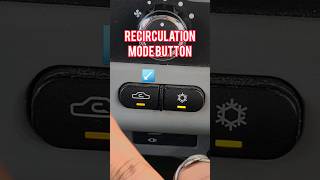 How to Use Recirculation Mode in Car AirConditioning while Long Travels shorts automobile cars [upl. by Ilaw]