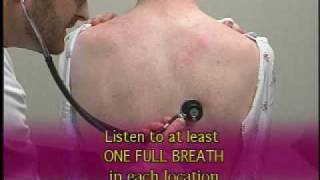 Pulmonary exam  examen physique des poumons part22 [upl. by Margeaux901]