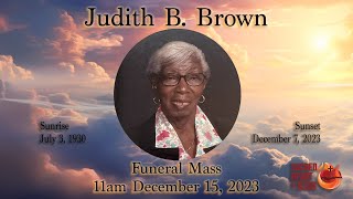 Judith B Brown Funeral Mass [upl. by Anerres]