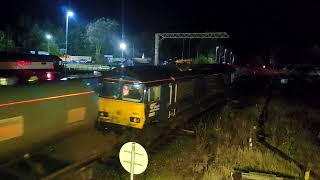 Network Rail RHTT Move Direct Rail Services 68018 tnt 66031 3J11 Carnforth 16102024 [upl. by Mabelle]