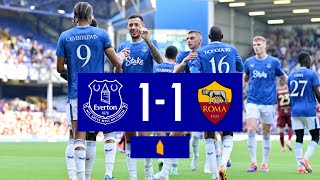 EVERTON 11 AS ROMA  Preseason highlights [upl. by Alvan]