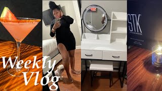 VLOG DID I GET SCAMMED  IM IN MY DIY ERA  NEW MAKEUP VANITY  STK STEAKHOUSE DC [upl. by Aivatnohs]