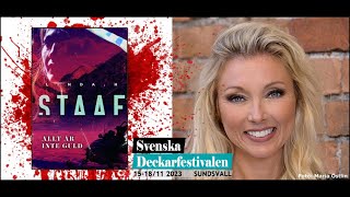 Svenska Deckarfestivalen 2023  Linda H Staaf [upl. by Tonnie210]