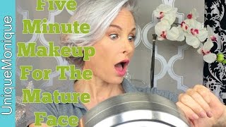 Five Minute Makeup For The Mature Face [upl. by Jenness]