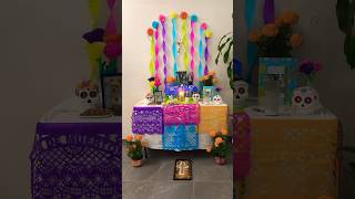 Tradicional Altar de Día de Muertos mexico shorts hogar [upl. by Zirtaeb]