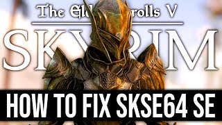 How to Downgrade Skyrim SE to Fix SKSE64 amp Mods 2021  Downgrade Patcher v15 [upl. by Ylatan]