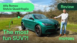 2024 Alfa Romeo Stelvio Quadrifoglio Review The best performance SUV [upl. by Ruel]