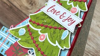 Stampin Up Merriest Trees Fun Fold [upl. by Aljan525]