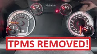 Ram Truck TPMS Tire Pressure Monitor System Delete 20132021 1500 2500 3500 [upl. by Sucramed]