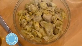 Baked Artichoke Hearts  Thanksgiving Recipes  Martha Stewart [upl. by Ihsar]