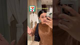 7 Eleven dinner after a busy day 7eleven bangkok whatiateinaday cvs vlog [upl. by Jovitah]