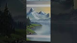 Taking the Painters Tape off of the Canvas paintlikebobross [upl. by Audie]