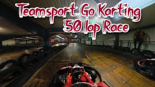 TeamSport Go Karting Sheffield  50 lap race highlights [upl. by Pozzy]