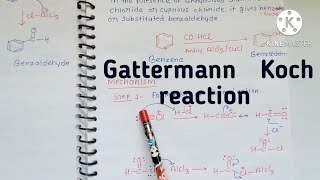 Gatterman koch Reaction [upl. by Abihsat]