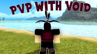 PVP with VOID ARMOR  Roblox Booga Booga [upl. by Nnahaid]