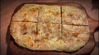 No yeast no oven Easy pancake with meat filling recipe its so delicious chineserecipie pancake [upl. by Yrrak]