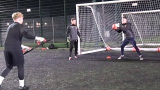 Romsey Town Goalkeeping Session  Cutbacks [upl. by Stanway]