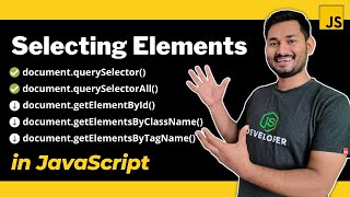 Selecting Elements in JavaScript  DOM Manipulation  The Complete JavaScript Course  Ep52 [upl. by Marvel]