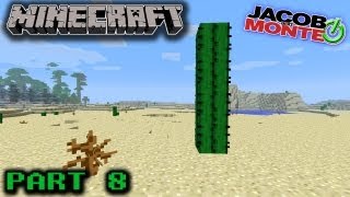 CACTUS TRAP FAIL  Minecraft  Part 8 [upl. by Anyotal]