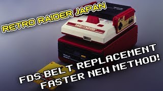 NEW METHOD Fastest Easiest Famicom Disk System Belt Replacement [upl. by Ymmas]