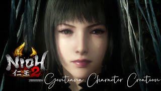 Nioh 2 FFXV Gentiana Character creation Read Description [upl. by Torrin]