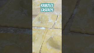 Ravioles Gourmet en Casa Calabaza Queso Azul y Nuez 💫✨ caseros [upl. by Hynes]