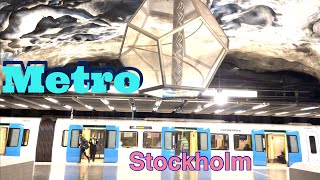 Metro Stockholm Tekniska Högskolan Station nearby KTH Royal Institute Of Technology [upl. by Maurey810]