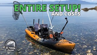 Old Town PDL 120 FULL 🛶 KAYAK SETUP with COSTS 💸 [upl. by Anair104]