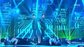 TVXQ  Humanoids 동방신기  휴머노이드 Music Core 20121215 [upl. by Boycey]