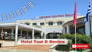 5 Leonardo Kolymbia Resort Rhodes Greece  Hotel Tour and Review [upl. by Zaller]