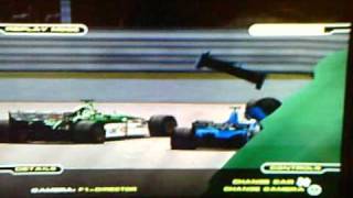 Crash Compilation Formula 1 2001 PS2 game [upl. by Desdee210]