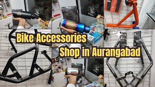 Bike Accessories Shop in Aurangabad Maharashtra exhaust at a cheap pricetamjeedlifestyle [upl. by Ycnaffit]