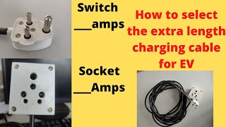 Okinawa I Praise Plus Extension Charging Cable Switch amp Socket ratings  electric vehicles charging [upl. by Ennybor965]