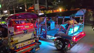 Touring Bangkoks Sukhumvit District Outside Novotel Hotel sukhumvit bangkok thailand [upl. by Hardden974]