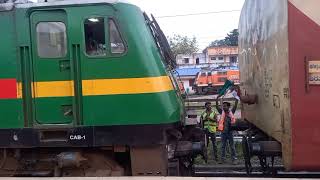 Locomotive Coupling  Thiruvananthapuram Central Railway Station 🚂 [upl. by Hgielsa]