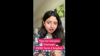 Unseen Passages Tips and Tricks  CBSE Class 10 English  Term 2  Shubham Pathak [upl. by Ozan]