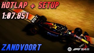 F1 24 Zandvoort Hotlap  Setup 107851 [upl. by Mazurek]