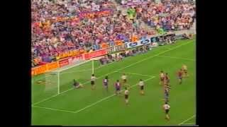 Barcelona 8  CD Logroñés 0 Liga 199697 [upl. by Rekrap823]